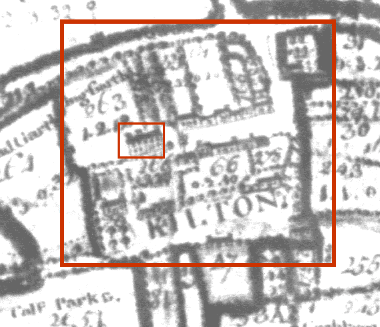 A map with a red square
Description automatically generated